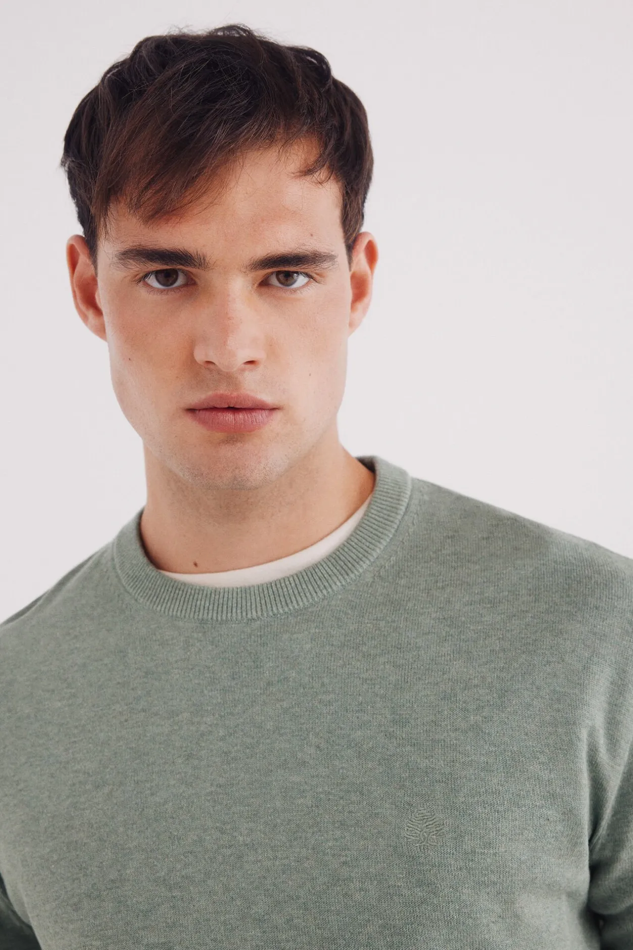 Springfield Jersey básico verde Clearance