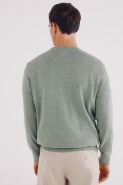 Springfield Jersey básico verde Clearance