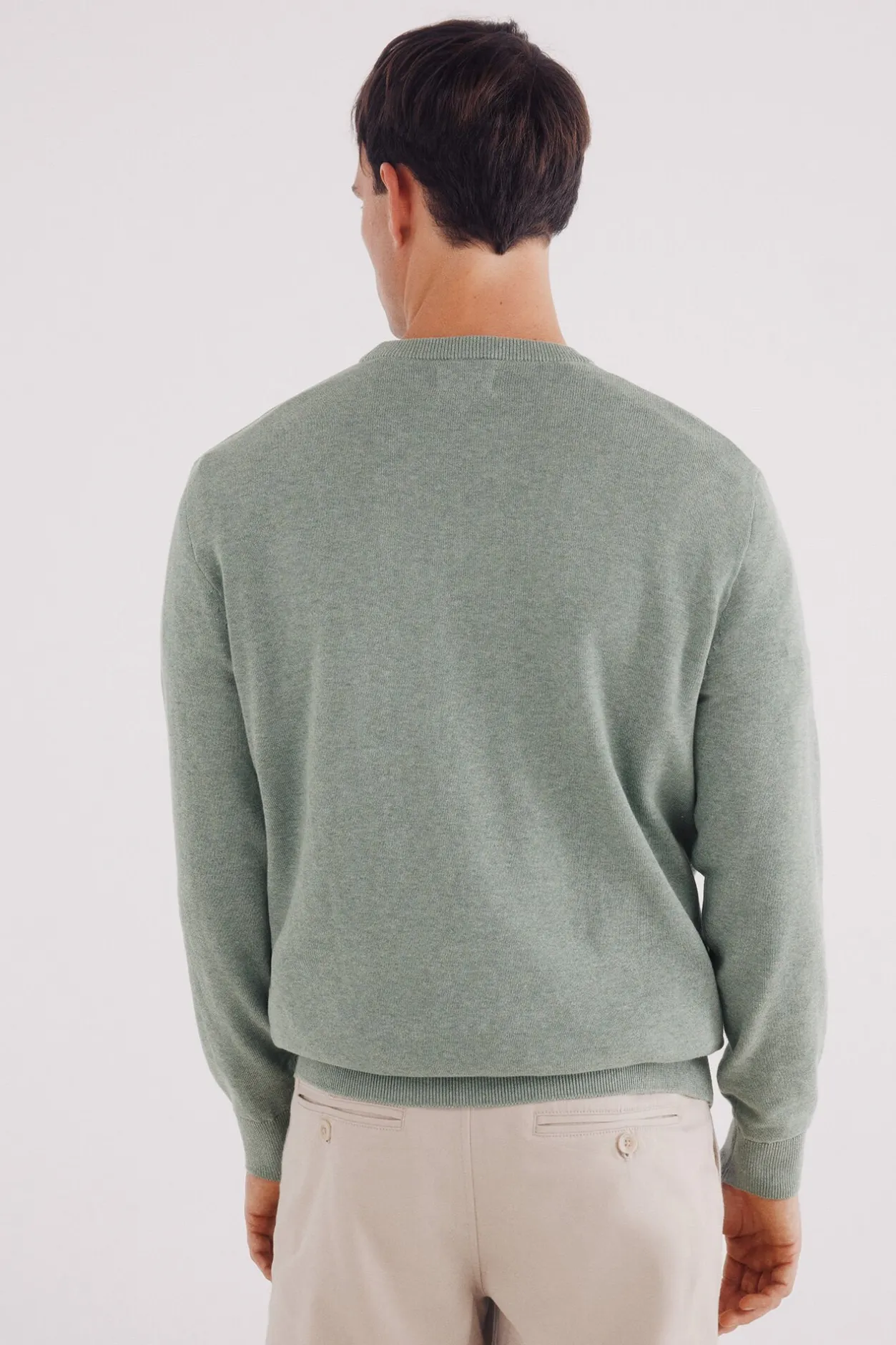 Springfield Jersey básico verde Clearance