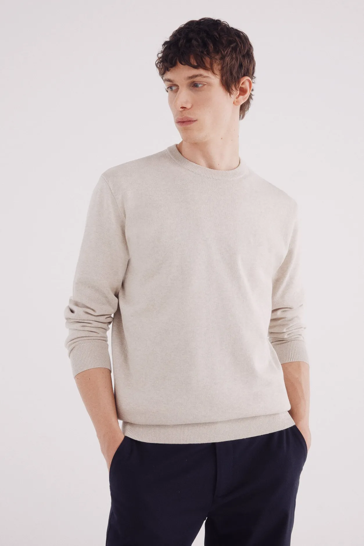 Springfield Jersey básico nude Outlet