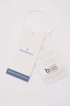 Springfield Jersey básico bloque color azul Sale