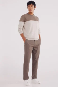 Springfield Jersey básico bloque color nude Hot