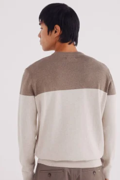 Springfield Jersey básico bloque color nude Hot