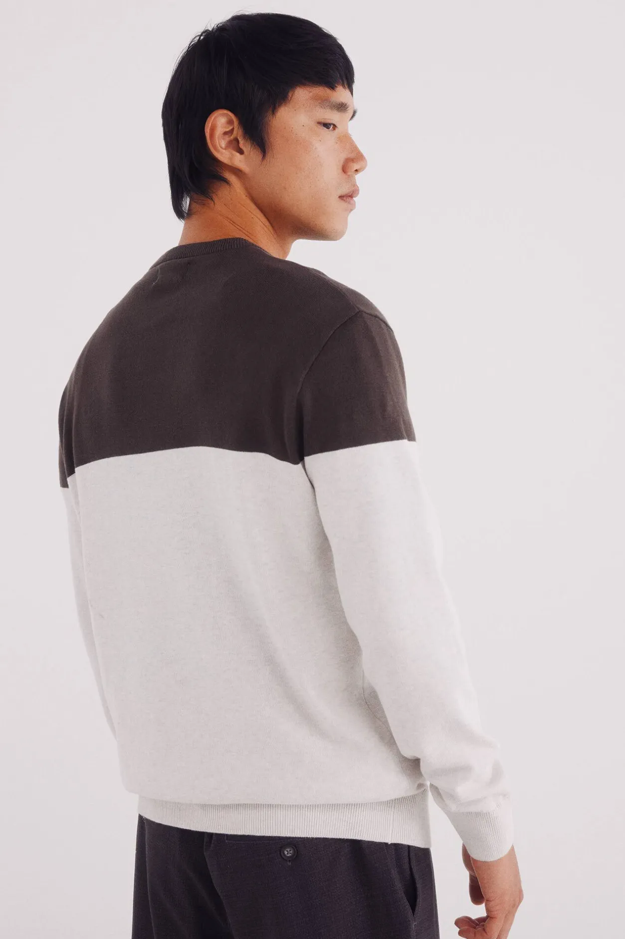 Springfield Jersey básico bloque color nude New