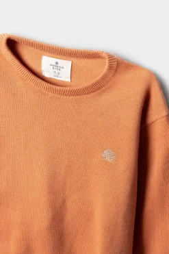 Springfield Kids Jersey básico coderas niño naranja Sale