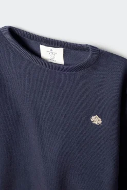 Springfield Kids Jersey básico coderas niño azul Sale