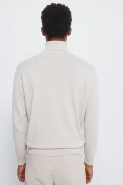 Springfield Jersey básico cuello alto nude Clearance