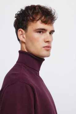 Springfield Jersey básico cuello alto naranja Best