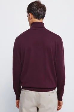 Springfield Jersey básico cuello alto naranja Best