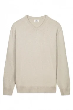 Springfield Jersey básico cuello pico nude Hot