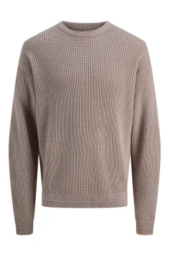 Jack & Jones Jersey básico cuello redondo gris Sale