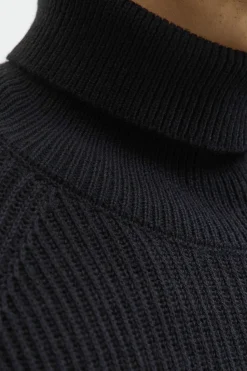 Jack & Jones Jersey básico cuello vuelto negro Hot