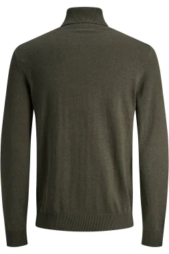 Jack & Jones Jersey básico de cuello alto verde Outlet