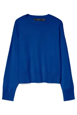 Vero Moda Jersey básico de punto Azul marino Sale