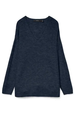 Vero Moda Jersey básico de punto Azul marino Sale