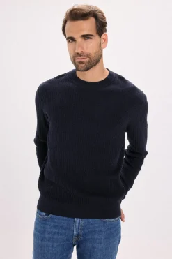 Jack & Jones Jersey básico de punto liso Azul marino