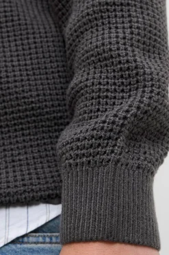 Jack & Jones PLUS Jersey básico de punto liso gris Outlet