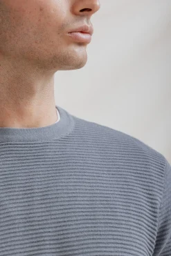 Celopman Jersey Básico Ottoman azul Outlet