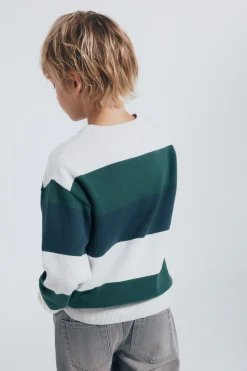 Springfield Kids Jersey básico rayas niño verde Clearance