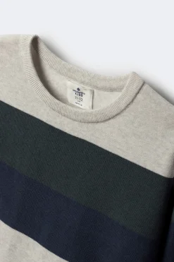 Springfield Kids Jersey básico rayas niño verde Clearance