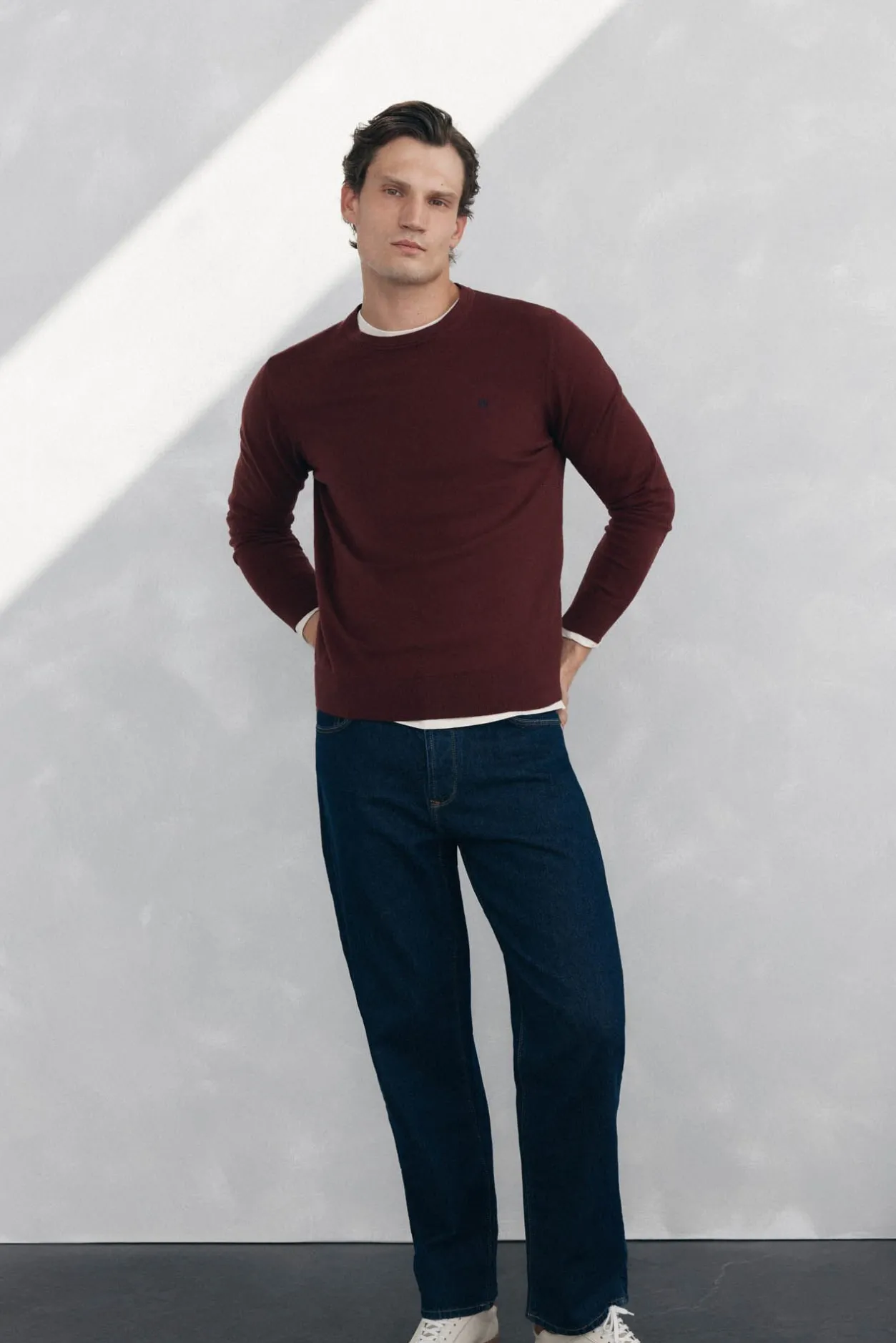 Pedro del Hierro Jersey caja Burdeos Outlet