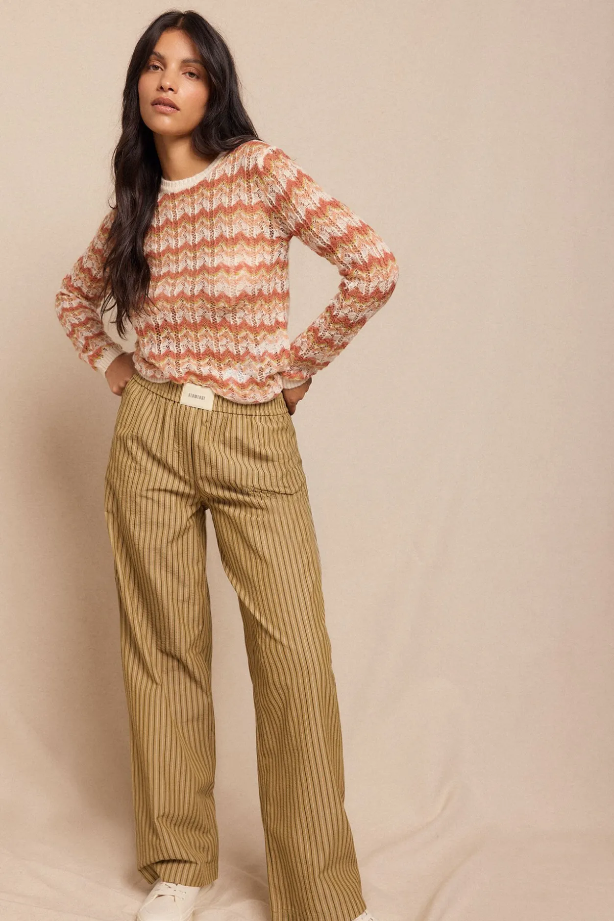 Slowlove Jersey calado Multicolor Sale