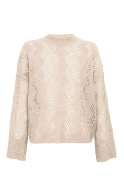 Slowlove Jersey calado perkins Beige Clearance