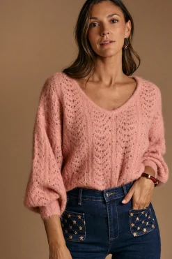 Polín Et Moi Jersey Calado Raquel Rosa Best