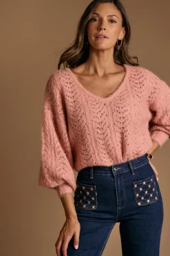 Polín Et Moi Jersey Calado Raquel Rosa Best