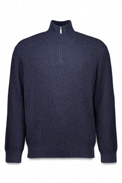 Springfield Jersey canalé cremallera azul Outlet