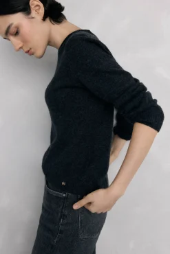 Pedro del Hierro Jersey cashmere Gris Best