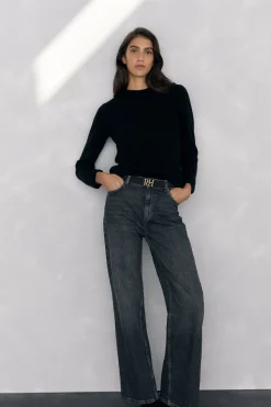 Pedro del Hierro Jersey cashmere Negro Outlet