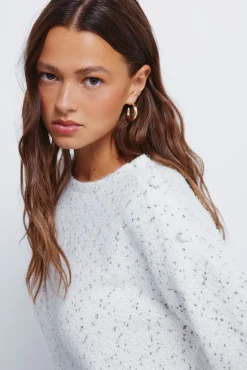 Springfield Jersey chenilla botones hombro blanco Online