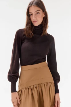 TFP by Tamara Falcó Jersey cisne segunda piel Marr&oacute;n Clearance