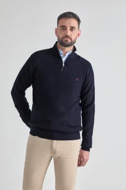 Street Monkey Jersey con cremallera Azul marino Hot