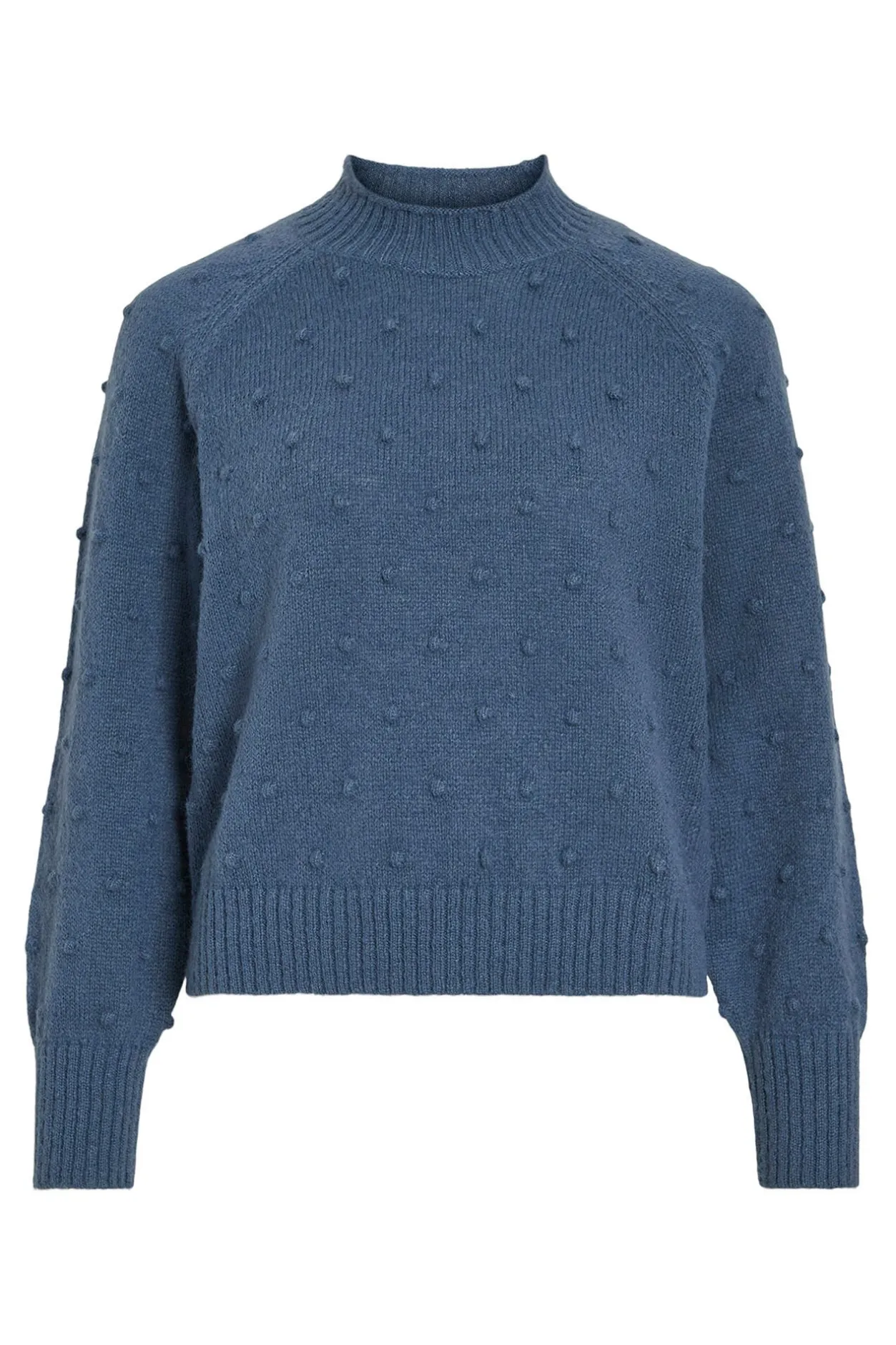 Vila Jersey con perlas de punto Azul Best