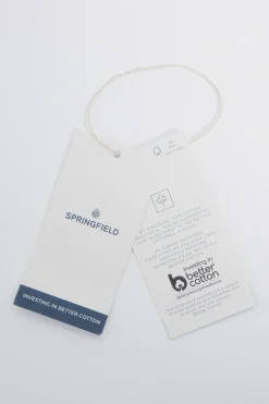 Springfield Jersey cremallera básico azul Sale