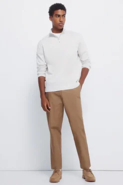 Springfield Jersey cremallera básico nude Discount