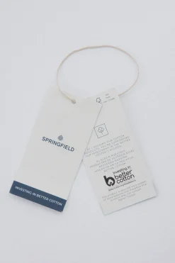 Springfield Jersey cremallera básico nude Discount