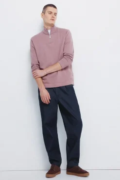 Springfield Jersey cremallera básico fucsia Hot