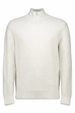 Springfield Jersey cremallera liso gris New