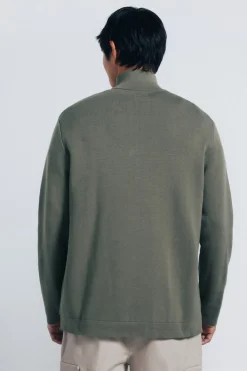 Springfield Jersey cremallera milano kaki Hot