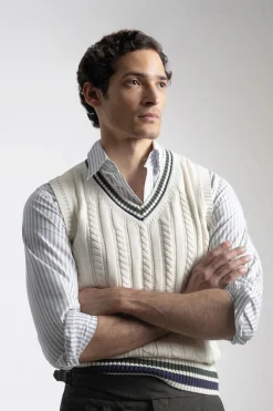 PuroEGO Jersey cricket algodón Beige Clearance