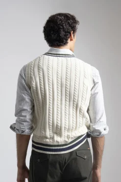 PuroEGO Jersey cricket algodón Beige Clearance