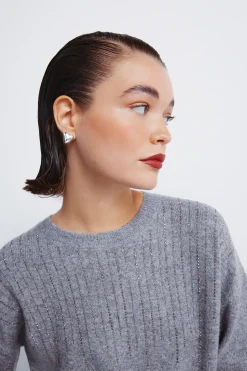 Springfield Jersey cristales fantasía gris Online