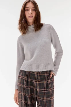 TFP by Tamara Falcó Jersey cropped perkins Gris Sale