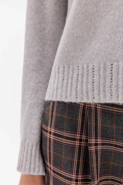 TFP by Tamara Falcó Jersey cropped perkins Gris Sale