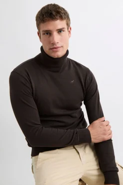 Williot Jersey Cuello Alto Marr&oacute;n oscuro Hot