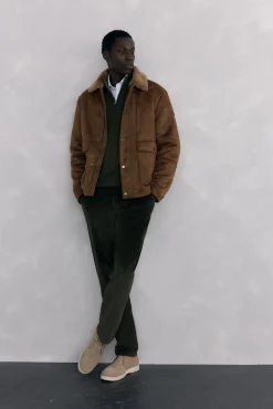 Pedro del Hierro Jersey cuello camionero Verde