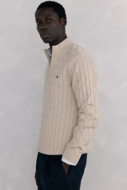 Pedro del Hierro Jersey cuello camionero Beige New